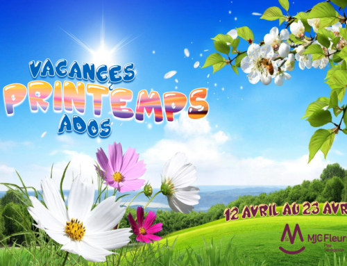 Programme Secteur Ados Vacances Printemps 2021